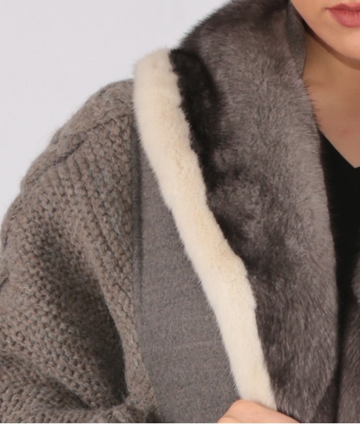 Shearling And Luxury Cashmere Coat