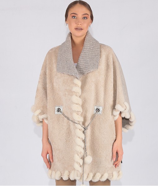 Shearling And Luxury Cashmere Coat